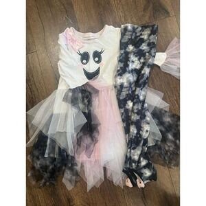 Bonnie baby Halloween ghost outfit tulle tie dye 6